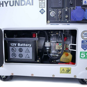 Hyundai DHY8000SE Ühefaas. diiselgeneraator 6kW (3 foto / 3)