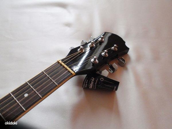 Электроакустическая гитара, сумка и ремень, с металлическими (фото #4)