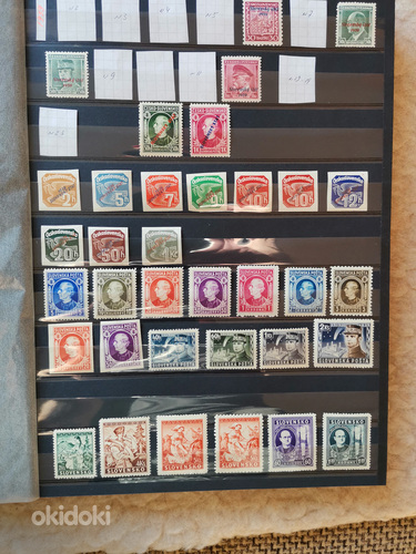 Почтовые марки Словакии 1939-1943 г