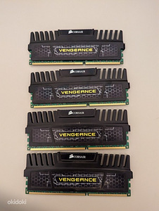 Corsair Vengeance DDR3 8gb. Saadaval 4x8gb = 32gb (1 foto / 1)