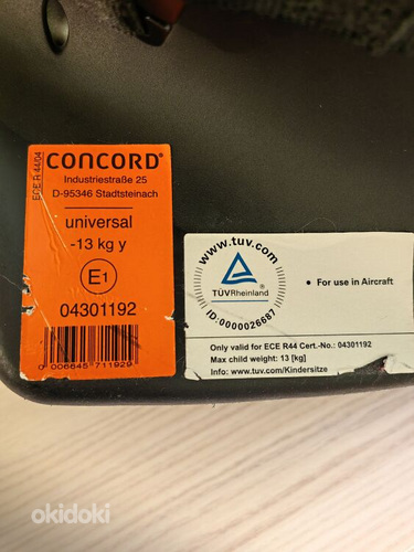 Autolapsehoidja Concord ion (foto #6)