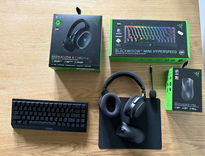 Razer klaviatuur, hiir, kõrvaklapid, uueväärsed, garantii (1 foto / 1)