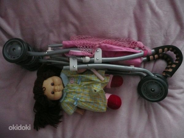 Коляска для куклы Baby born и кукла (фото #10)