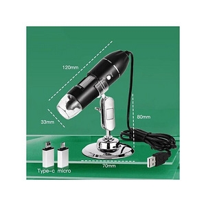 1600X цифровая микроскоп-камера 3 в 1 с USB типа C (7 фото из 7)