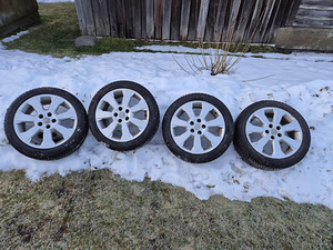 Opeli 5x110 valuveljed 17" Michelin lamellrehvidega (1 foto / 6)