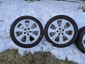 Opeli 5x110 valuveljed 17" Michelin lamellrehvidega (2 foto / 6)