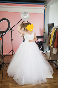 Свадебное платье, размер M-L