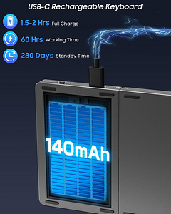Klaviatuur mini kaasaskantav bluetooth (4 foto / 5)