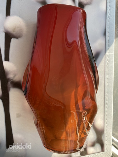 Тарбекласс стеклянная ваза для цветов Rock Red (фото #2)