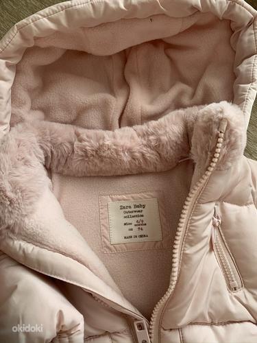 Зимняя куртка Zara для девочки размер 74 (фото #2)