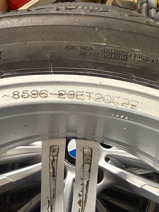 Диски BMW реплика 19"x8,5 с шинами (4 фото из 6)