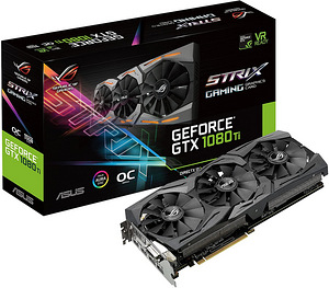 Videokaart ASUS GTX 1080 Ti ROG Strix OC 11GB (3 foto / 3)
