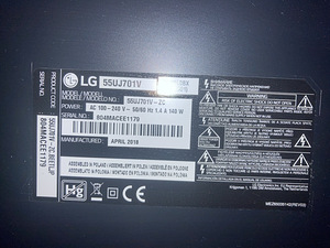 55" Teler LG 55UJ701V (3 foto / 3)