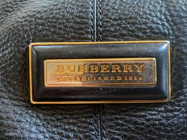 Кожаная сумка burberry, оригинал (фото #4)