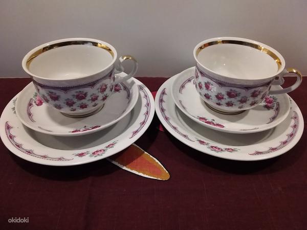 2 чайные чашки . Фарфор (фото #3)