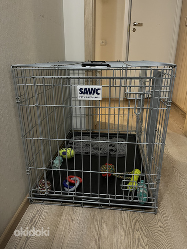Б/У клетка для собак SAVIC 92x62x67cm (фото #2)