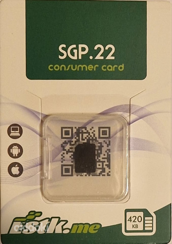 ESTK.ME eSIM adapter card