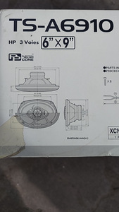 Auto kõlarid Pioneer TS-A6910 6x9 330W (2 foto / 5)