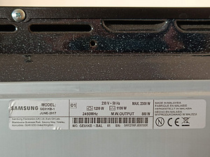 Mikrolaineahi Samsung GE81KB-1 (3 foto / 3)