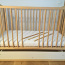 Детская кроватка с качелями (качели), с матрасом 120х60см (фото #1)