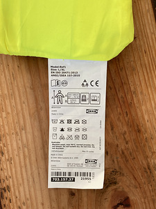 IKEA helkurvest lukuga L/XL (uus) (4 foto / 4)