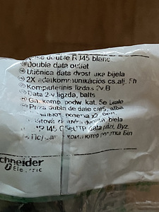 Sedna - double data outlet - RJ45 cat.5e STP (3 foto / 3)