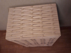 Pesukast, vintage, nõukaaegne/plastikpunutis (3 foto / 6)