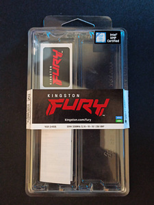 KINGSTON 16 ГБ 3200 МГц DDR4 CL16 DIMM Комплект из 2 модулей FURY (2 фото из 2)