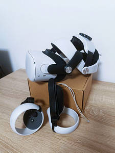 Meta Quest 2 (64GB) + Headstrap/lisad + 5m juhe (2 foto / 5)