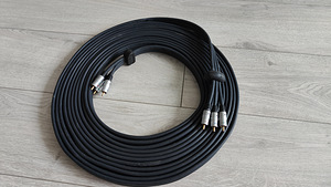 Kvaliteetne RCA kaabel Profigold 10m (3 RCA -> 3 RCA) / Кабе (2 фото из 2)
