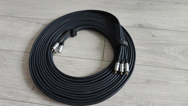 Kvaliteetne RCA kaabel Profigold 10m (3 RCA -> 3 RCA) / Кабе