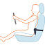 Подушка спинки carPad для автокресла для дополнительной поддержки и комфорта поясницы (фото #4)
