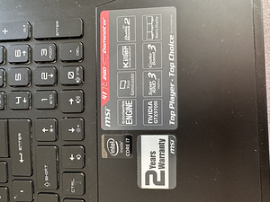 Müüa vigane MSI GT72 2QD dominator (3 foto / 3)