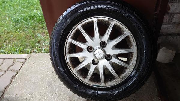 Tyres + alloy wheels 195/65 R15, suitable for 195/60 R15 car (foto #4)