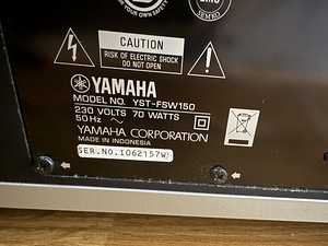 Yamaha kodukino helisüsteem (4 foto / 5)