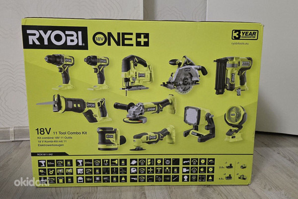 Новый набор инструментов Ryobi One+
