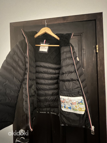Продам короткую утепленную куртку Moncler унисекс 38/40 (фото #2)