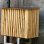 Деревянный защитный короб воздушного теплового насоса (фото #1)