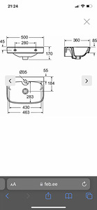 Раковина IDO GLOW (3 фото из 3)