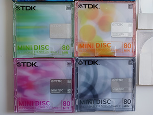 MD minidiskid TDK MAXELL SONY VICTOR minidiskid (4 foto / 10)