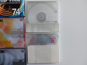 MD minidiskid TDK MAXELL SONY VICTOR minidiskid (5 foto / 10)