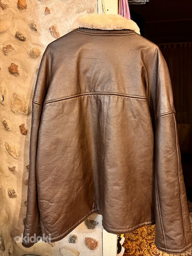 Куртка кожанная тёплая (фото #2)