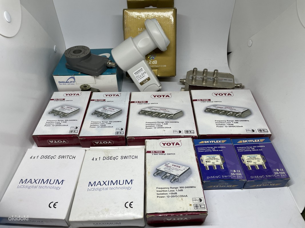 Разветвитель коаксиального кабеля / переключатель Diseqc / разветвители ...