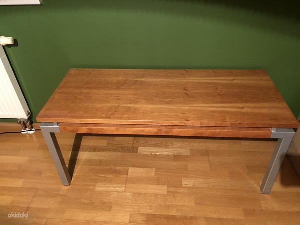 Стол под телевизор с деревянным шпоном (фото #3)