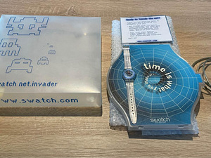Swatch часы Net Invader новые, 2000 г.в. (2 фото из 4)