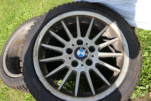 Диски BMW Style 32 R17, новые шины 225/45/17 (6 фото из 8)