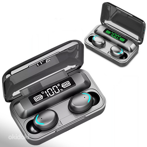 Bluetooth kõrvaklapid akupangaga