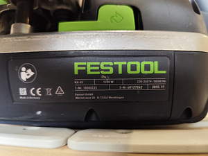 Kandimasin Festool KA65 + laud MFT/3 Conturo (3 foto / 6)