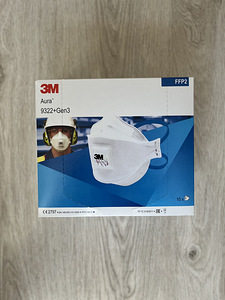 Respiraator 3M AURA 9322+Gen3 (10ne pakk) (1 foto / 2)