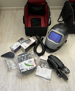 UUS! 3M Keevitusmask 9100 Air 9100XX filter & Adflo ja Kott (2 foto / 3)